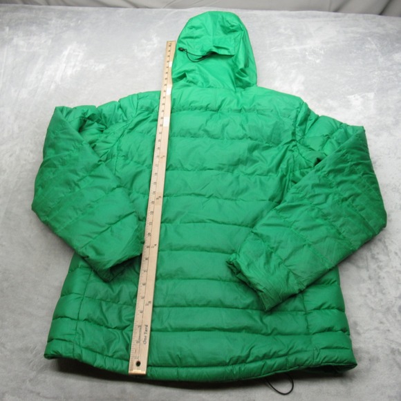 Patagonia Down Jacket Mens Small Green Lightweight Hi-Loft Sweater Hoody Puffer - Picture 16 of 16